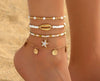 Beaded Beach Anklet with Stone Pendant Options - Image 9