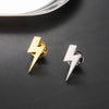 Lightning Mini Brooch For Women Men Stainless Steel Pin Badge Jewelry Weddings Gifts - Image 1