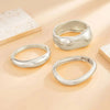Wide Metal Spring Cuff Bangle with Geometric Coil Design - Image 16