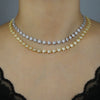 Bling Full Cz Star Tennis Chain Necklace for Women Cubic Zirconia Paved Choker Necklace Jewelry Gift - Image 2