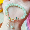 Korean Sweet Daisy Flower Bracelet For Women Colorful Crystal Beaded Elastic Rope Bracelets Party Wedding Jewelry Gifts - Image 6