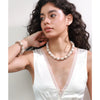 Handmade Beads Necklace Jewelry Resin Acrylic Chain Statement Stainless Steel Multi-Color Collar Accessories - Image 3