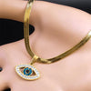 Vintage Crystal Evil Demon Eye Choker Necklaces for Women Stainless Steel Gold Plated Necklaces Jewelry Collares - Image 5
