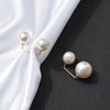 Imitation Pearl Double Head Brooch Pin Waist Clip Set - Image 26