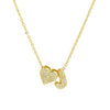 Gold Color Tiny Heart Dainty Zircon Initial Necklace Customizable Letter Name Choker Pendant for Women Birthday Party Jewelry Gi - Image 10