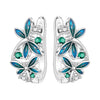 Silver Butterfly Fluttering Insect Earrings Jewelry Drop Earrings Jewelry Party Anniversary Gifts - Image 16