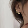 Stainless Steel 1 Pair Minimalist Huggie Hoop Earrings For Women Gold Color Tiny Round Circle 6/8/10mm Punk Unisex Rock Earring - Image 3