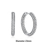 Heart and Hoop Earrings with Cubic Zirconia in Many Styles - Image 42