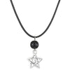 Long Black Braided Cord Ceramic Heart Pendant Necklace Niche Retro Minimalist Elegant Choker for Women - Image 8