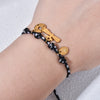 Colorful Cord Bracelet with Fish and Flower Charms - Image 3