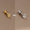 1PC 316L Stainless Steel Mini Zircon Cartilage Piercing Stud Earring For Women Girl Helix Tragus Body Jewelry Statement - Image 20