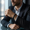 Hematite Bracelet Men Naturally Support T Levels Enhance Mental Focus Restore Confidence Stretch Bead Jewelry - Image 3