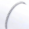 Silver Bracelet 16CM To 19CM Tennis Bracelet 2.5MM Zirconia Anniversary Gift - Image 8