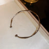 Twisted Open Cuff Bangle in Gold-Tone - Image 9