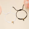 Magnetic Heart Couple Bracelets Set of 2 Braided Rope - Image 28