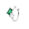 1Pc Hollow Geometry Rainbow CZ Cuff Wrap Clip On Earrings Women Girls Climber Ear Cartilage Bone Clips Fake Earring Non Piercing - Image 16