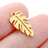 5Pcs/Lot Arrive Leaf Pendant Hollow Leaves Stainless Steel Charms for Earrings Bracelet Necklace Jewellery Making - Image 17