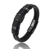 Vintage Multilayer Brown Leather Stainless Steel Men Bracelet Bead Bracelet Jewelry Male Wrist Bangle Christmas Gifts - Image 10