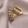 Ball-Detail Stud Earrings with Multiple Color and Finish Options - Image 11