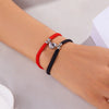 Magnetic Heart Couple Bracelets Set of 2 Braided Rope - Image 37