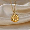 Stainless Steel Geometric Necklace For Women Sun Sunflower Pendant Clavicle Chain Aesthetic Jewelry Accessories - Image 27