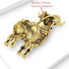 Classic Rhinestone Sheep Brooches for Women Unisex Zodiac Animal Pins Casual Party Jewelry Accessories Gifts - Image 3
