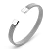 Punk Simple Silver Color Twisted Mobius Cuff Bangles Infinite Loop Bracelet Men\'s Casual Party Jewelry Gift - Image 43