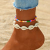 2PCS Bohemia Natural Shell Anklets For Women Small Resin Beads Summer Beach Shell Barefoot Ankle Bracelet Leg Chain Foot Jewelry - Image 7