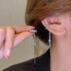 Delicate Tassel Clip Earrings Female Buckle Ear Cuff No Piercings Fake Cartilage Ear for Women Jewelry Gifts - Image 5