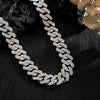 Yupsk 45/50CM Men Women Hip Hop Cuban Chain Iced Out Bling Rhinestone Necklace Hiphop Crystal Necklaces Jewelry - Image 5