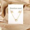 Necklaces Jewelry Sets For Women Girls Stainless Steel Pendant Necklaces And Earrings 2 Pieces Sets Wedding Party Jewelry Gifts - Image 33