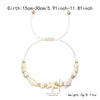 Shell and Starfish Charm Bracelet with Adjustable Rope Detail - Image 28