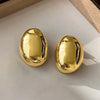 Geometric Metal Hoop Earrings for Women Gold Color/Silver Color Lady's Ear Earrings Daily Wear Versatile Jewelry - Image 26