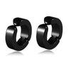 1 Pairs of Magnetic Clip Earrings Stainless Steel Stud Earrings for Men Women Black CZ Magnet Non-piercing Clip Earring Set - Image 14