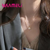 Silver Pendant Necklaces Shining Snowflake Crystal Zircon Necklace for Women Girls Wedding Party Jewelry Gift - Image 6