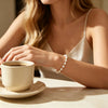 Gold Color Beads Freshwater Pearls Mixed Adjustable Stainless Steel Chain Bracelet Bangles For Women Elegant Jewelry - Image 4