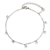 1 Piece 304 Stainless Steel Link Cable Chain Anklet Multicolor Rhinestone For Women Party Bracelets Gift 22cm(8.7") long - Image 10