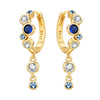 Silver Zircon Heart-shaped Earrings Gold Hoop Earrings for Women Piercing Jewelry Gift - Image 35