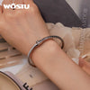 Silver Color Classical Snake Open Bangle Bracelets For Women Men Green White Zircon Charm Bracelet Unique Jewelry Gift - Image 4