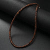 Vintage Bohemian Summer Jewelry Ethnic Style Jewelry Brown Coconut Shell Wood Beads Stone Necklace Men's Jewelry - Image 7
