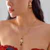 Christmas Rhinestone Gingerbread Man Earrings for Women Imitation Pearl Christmas Tree Bells Party Jewelry - Image 7