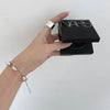 Silver Rings For Women Simple Minimalist Retro Wide Lace Open Finger Ring Band Female Gift - Image 2