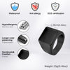 Square Signet Ring for Men Boys, Stainless Steel Finger Band Ring,Gothic Punk Rock Jewelry Gifts - Image 5
