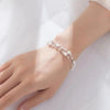 Silver Bracelet Woman Vintage Adjustable Bead Bracelets Jewelry Party Wedding Gift - Image 3