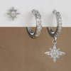 3 Piece Stainless Steel Round Star Drop Earrings Set for Women Gold Plated Dangle Earring Punk Unisex Rock Jewelry - Image 9