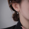 Flower Pendant Huggie Hoop Earrings in Stainless Steel with Gold-Tone or Silver-Tone Options - Image 10
