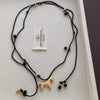 Horse Pendant Necklace with Multicolor Beads and Adjustable Rope Chain - Image 5