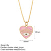 Stainless Steel Chain Necklace with Colorful Pendant Designs - Image 49