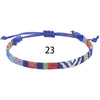 Bohemia Colorful Woven Anklets Bracelet Summer Adjustable Rope Braided Anklets Handmade Fabric Bangles for Men Women Children - Image 26