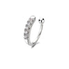 1Pcs Charming Zircon Star Clip On Earrings Ear Cuff Without Piercing Women Girls Geometric Ear Clip Party Silver Color Jewelry - Image 9